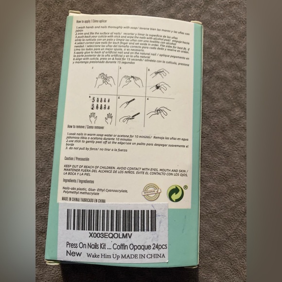 NIB PRESS ON NAILS - Halloween - Novo Ovo Bndl:3 boxes:$8. 1-Blk&Grn/2 bxs Same - Picture 13 of 13